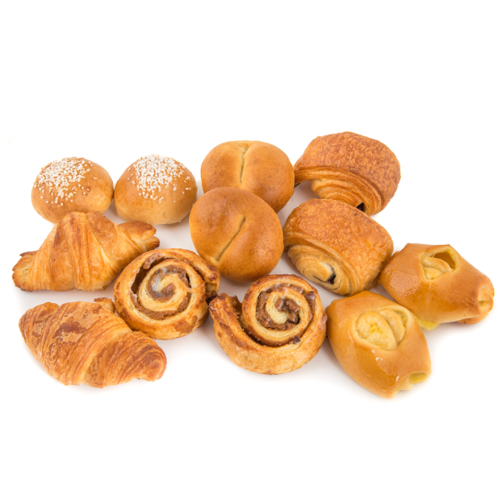 Plateau petit-déj luxe pour 10pers (36pièces)
